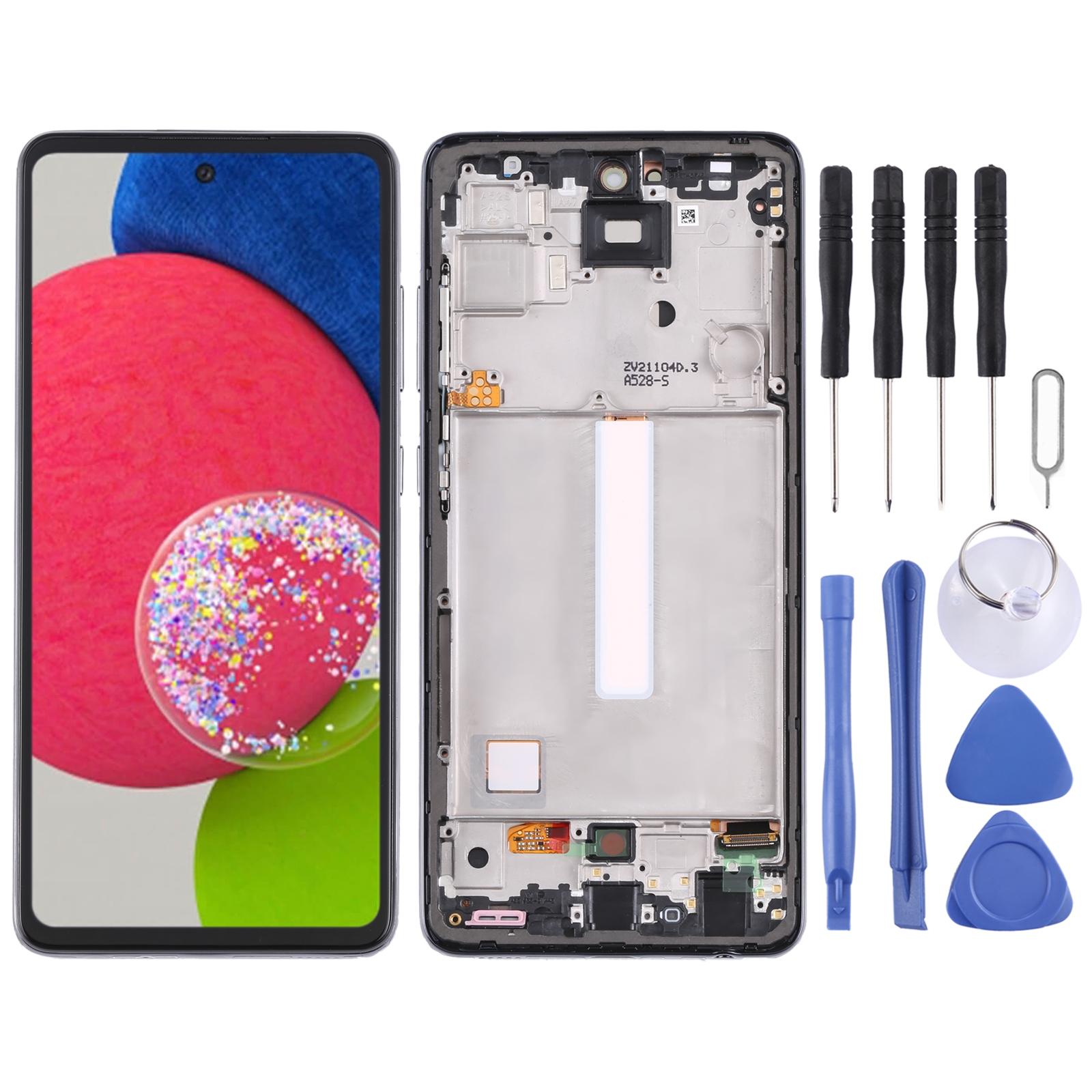 OEM LCD Screen for Samsung Galaxy A21s - SM-A217 Digitizer Full Assembly with Frame Black