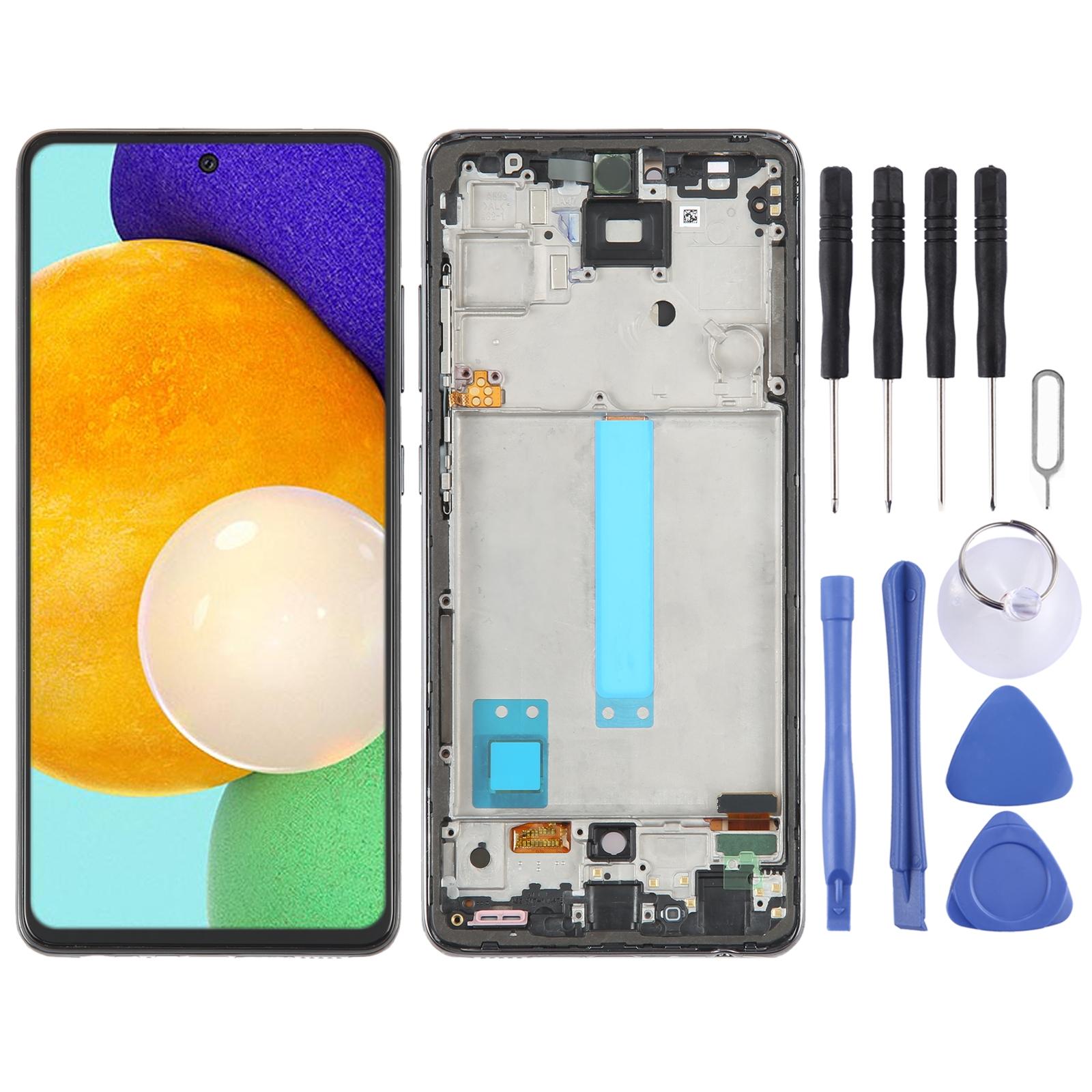 OEM LCD Screen for Samsung Galaxy A21s - SM-A217 Digitizer Full Assembly with Frame Black