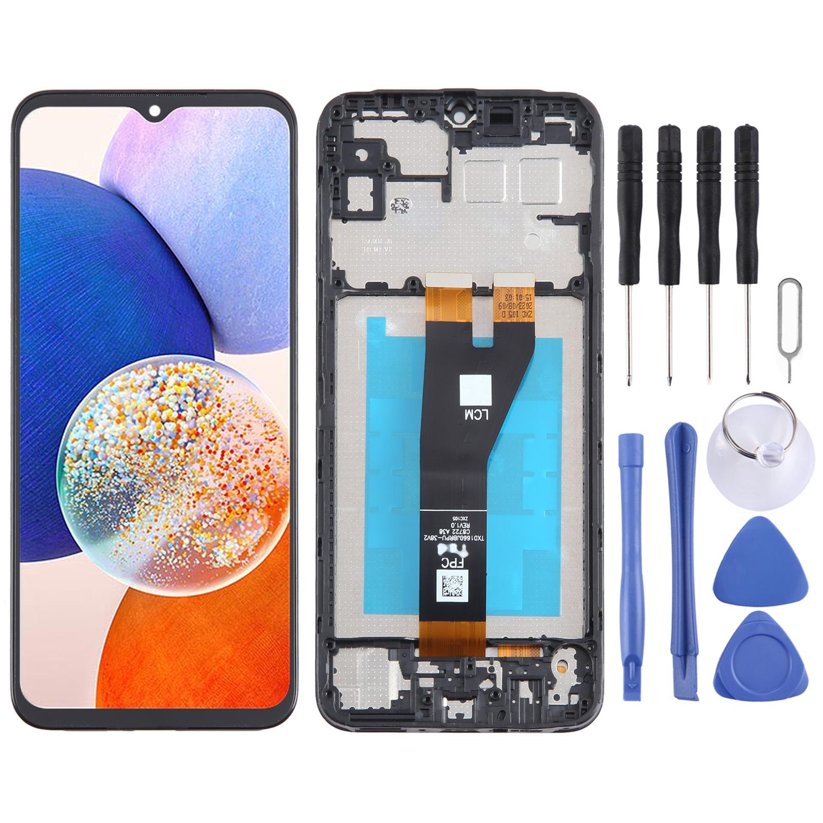 OEM LCD Screen for Samsung Galaxy A21s - SM-A217 Digitizer Full Assembly with Frame Black