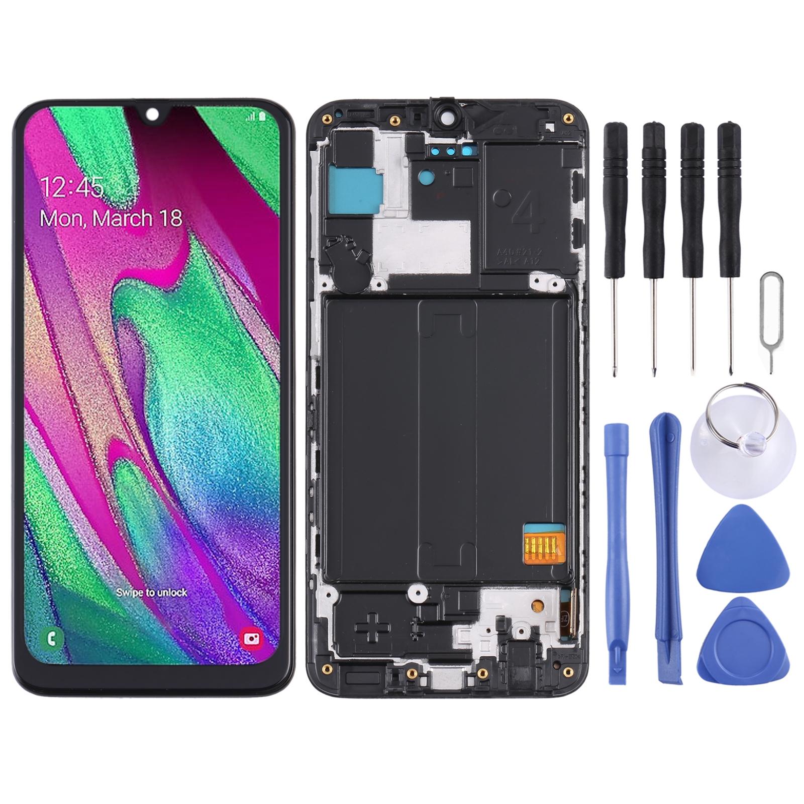 OEM LCD Screen for Samsung Galaxy A21s - SM-A217 Digitizer Full Assembly with Frame Black