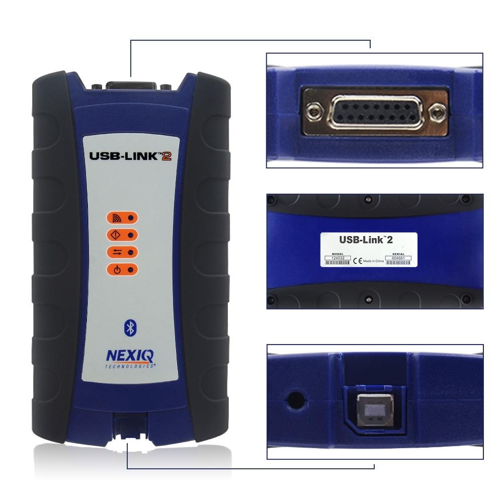 Nexiq 2 Bluetooth USB Linked Truck Diagnostic Tool Heavy Duty Truck Scanner 24V