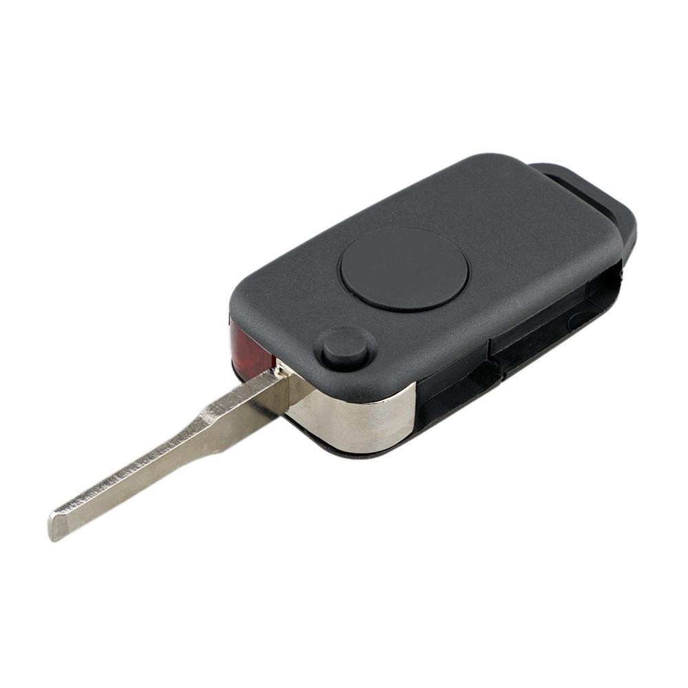 For Mercedes-Benz Car Keys Replacement 1 Button Car Key Case with Foldable Key Blade