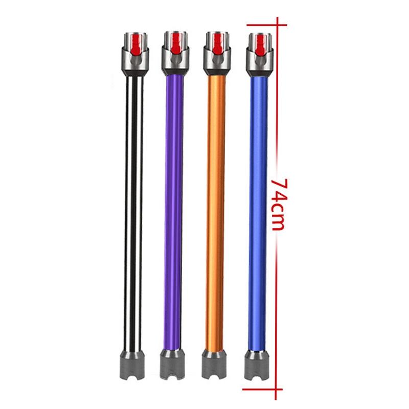 For Dyson V10 Digital Slim - V12 Vacuum Cleaner 74cm Extension Pole Metal Straight Pipe AccessoriesBlack