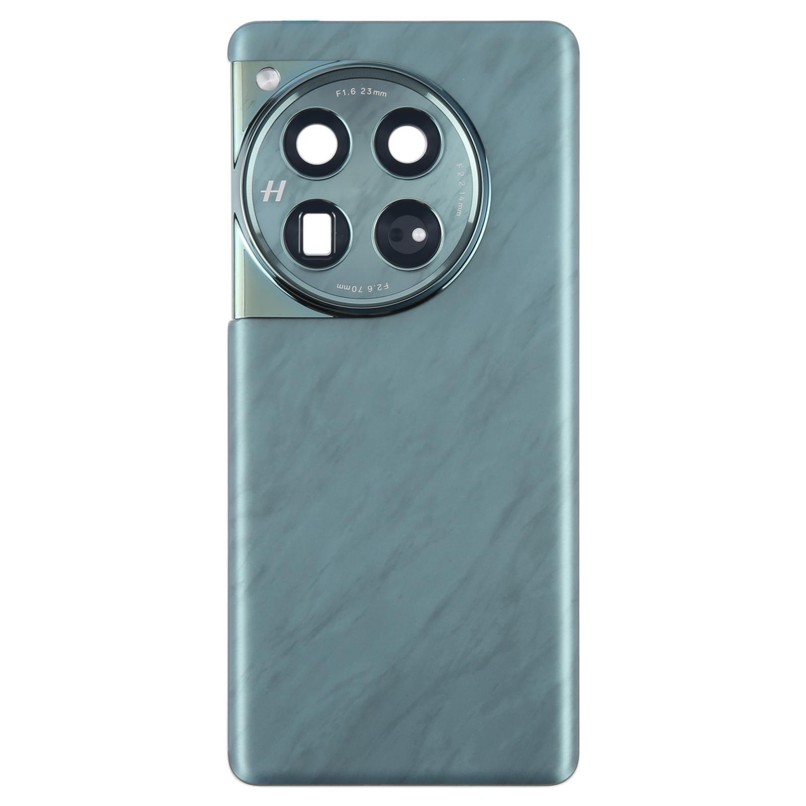 For OnePlus 12 PJD110 CPH2573 CPH2581 Original Glass Battery Back Cover with Camera LensGreen