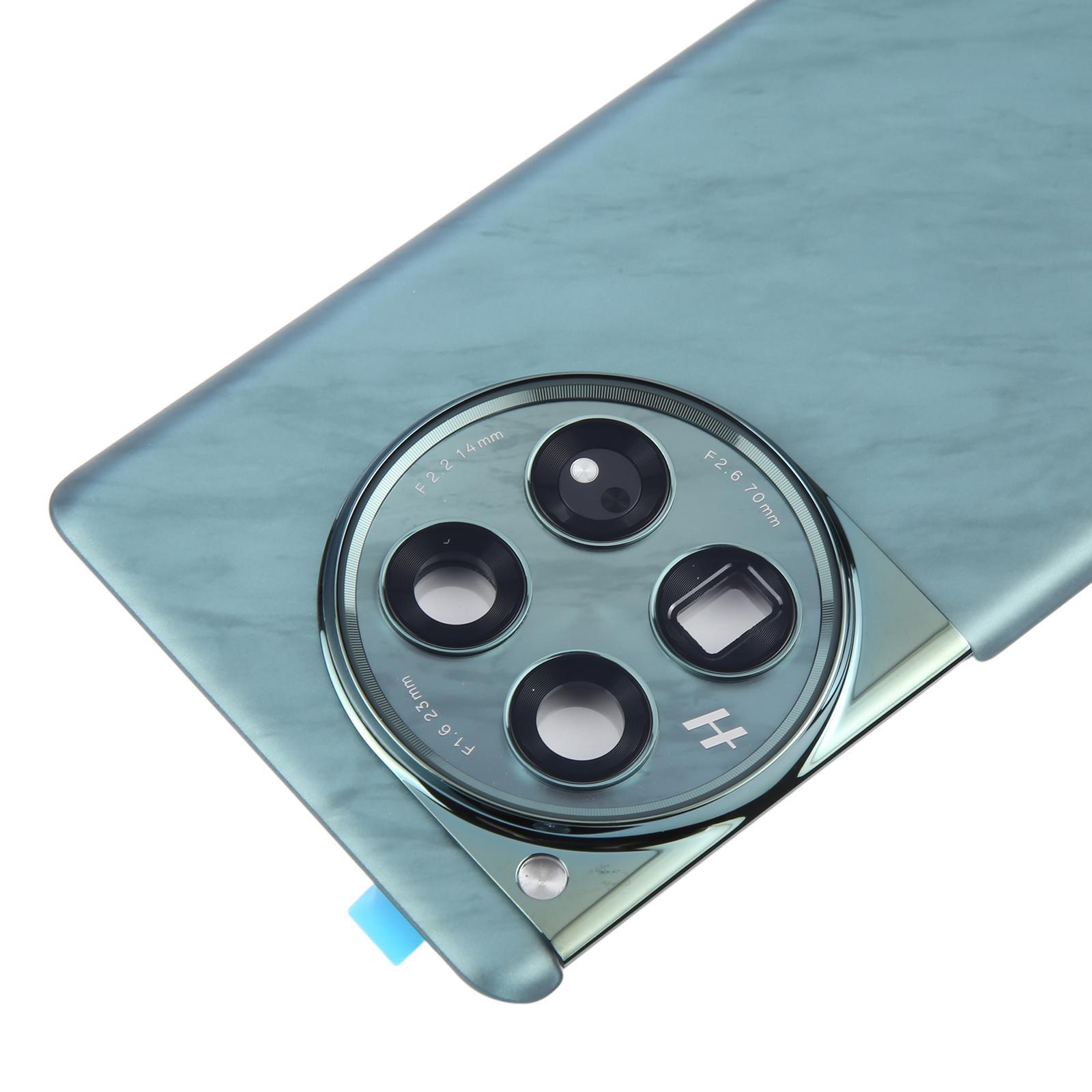 For OnePlus 12 PJD110 CPH2573 CPH2581 Original Glass Battery Back Cover with Camera LensGreen