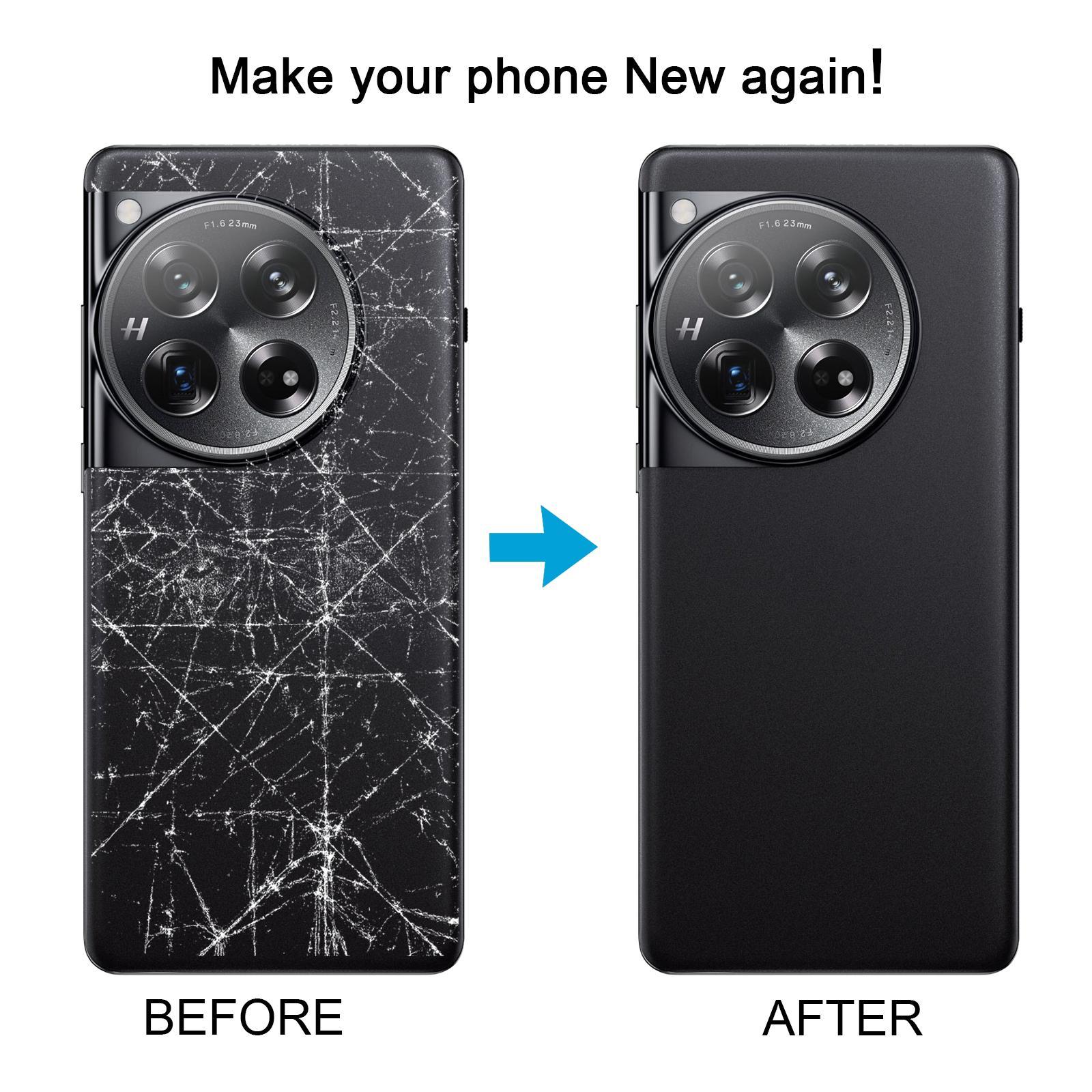 For OnePlus 12 PJD110 CPH2573 CPH2581 Original Glass Battery Back Cover with Camera LensGreen