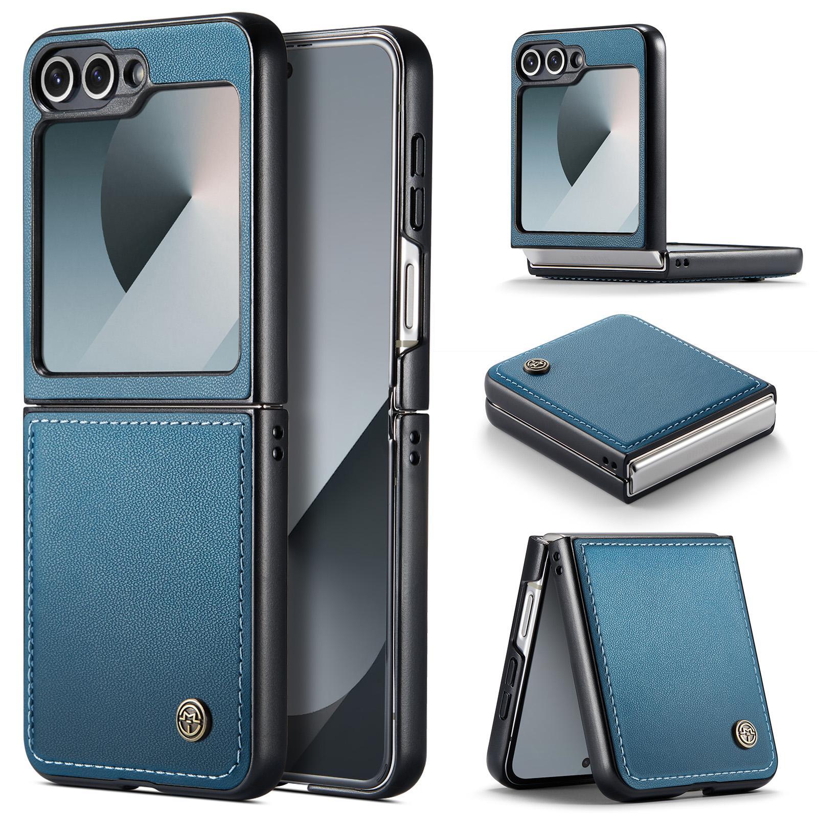 For Samsung Galaxy S25 Ultra 5G CaseMe 023 Butterfly Buckle Litchi Texture RFID Anti-theft Leather Phone CaseBlack