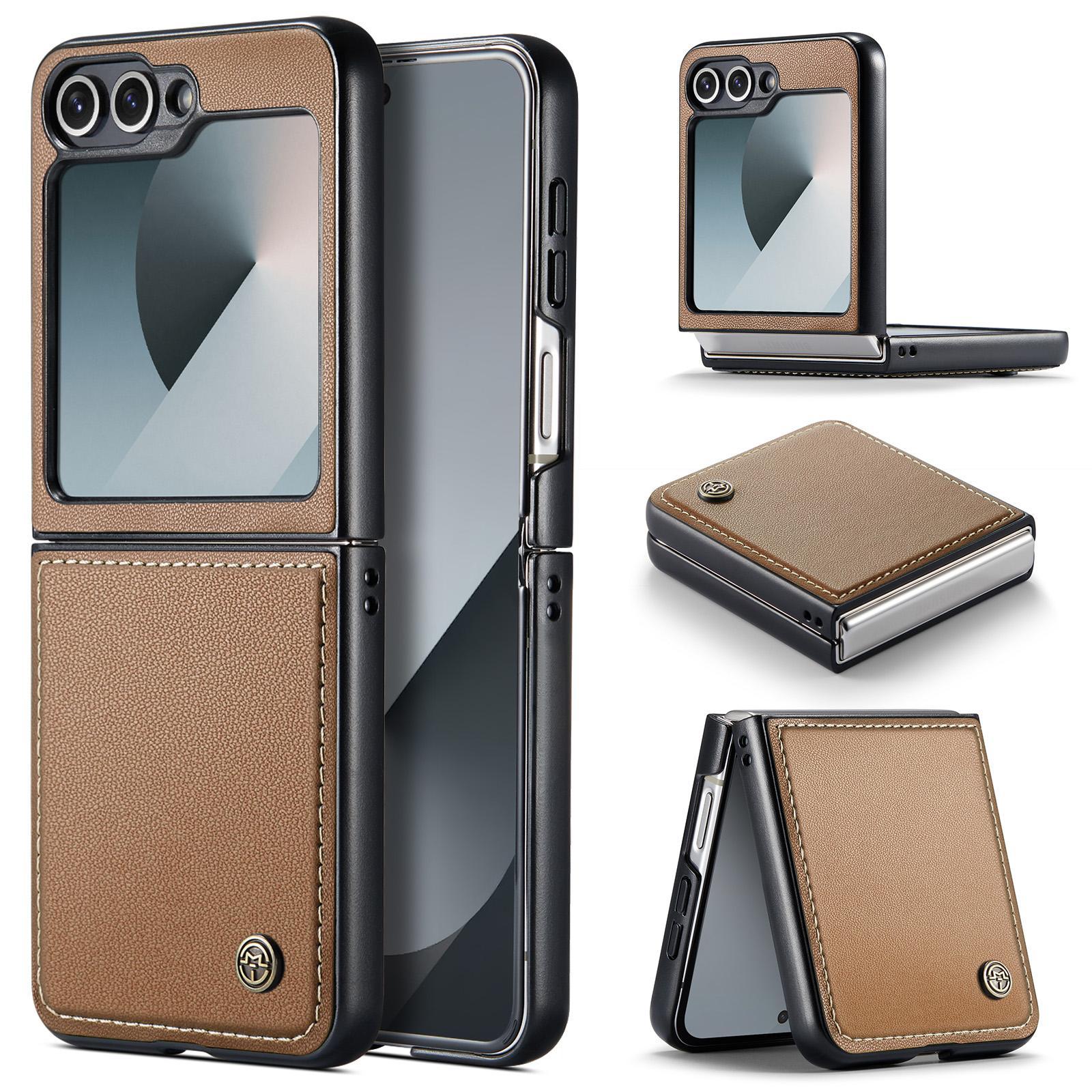 For Samsung Galaxy S25 Ultra 5G CaseMe 023 Butterfly Buckle Litchi Texture RFID Anti-theft Leather Phone CaseBlack