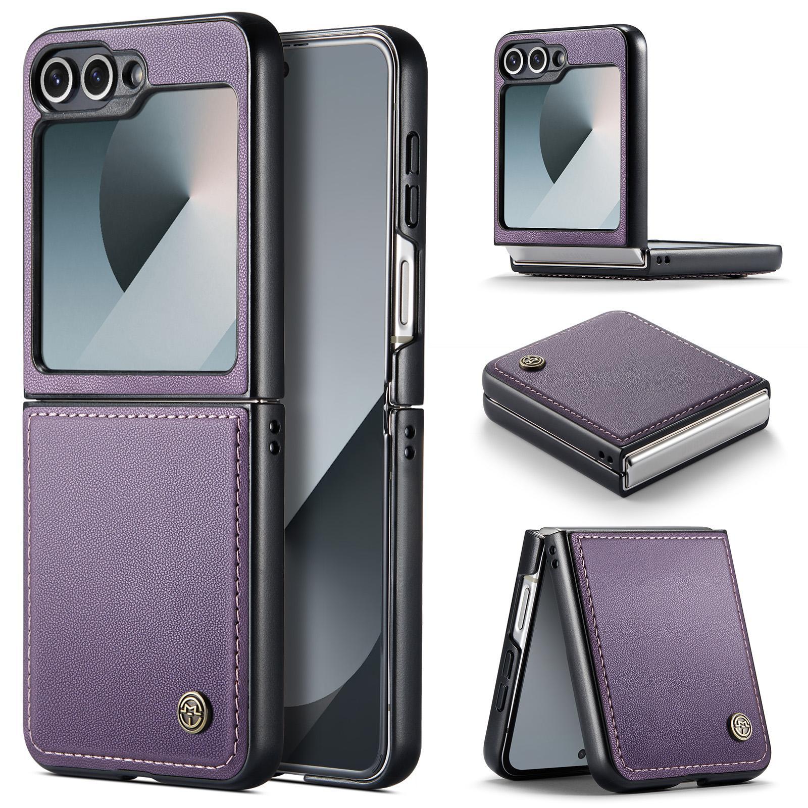 For Samsung Galaxy S25 Ultra 5G CaseMe 023 Butterfly Buckle Litchi Texture RFID Anti-theft Leather Phone CaseBlack