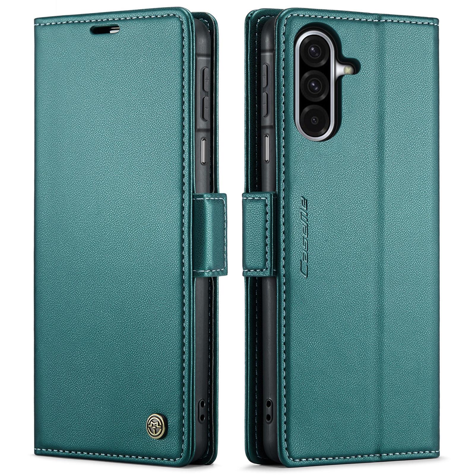 For Samsung Galaxy S25 Ultra 5G CaseMe 023 Butterfly Buckle Litchi Texture RFID Anti-theft Leather Phone CaseBlack