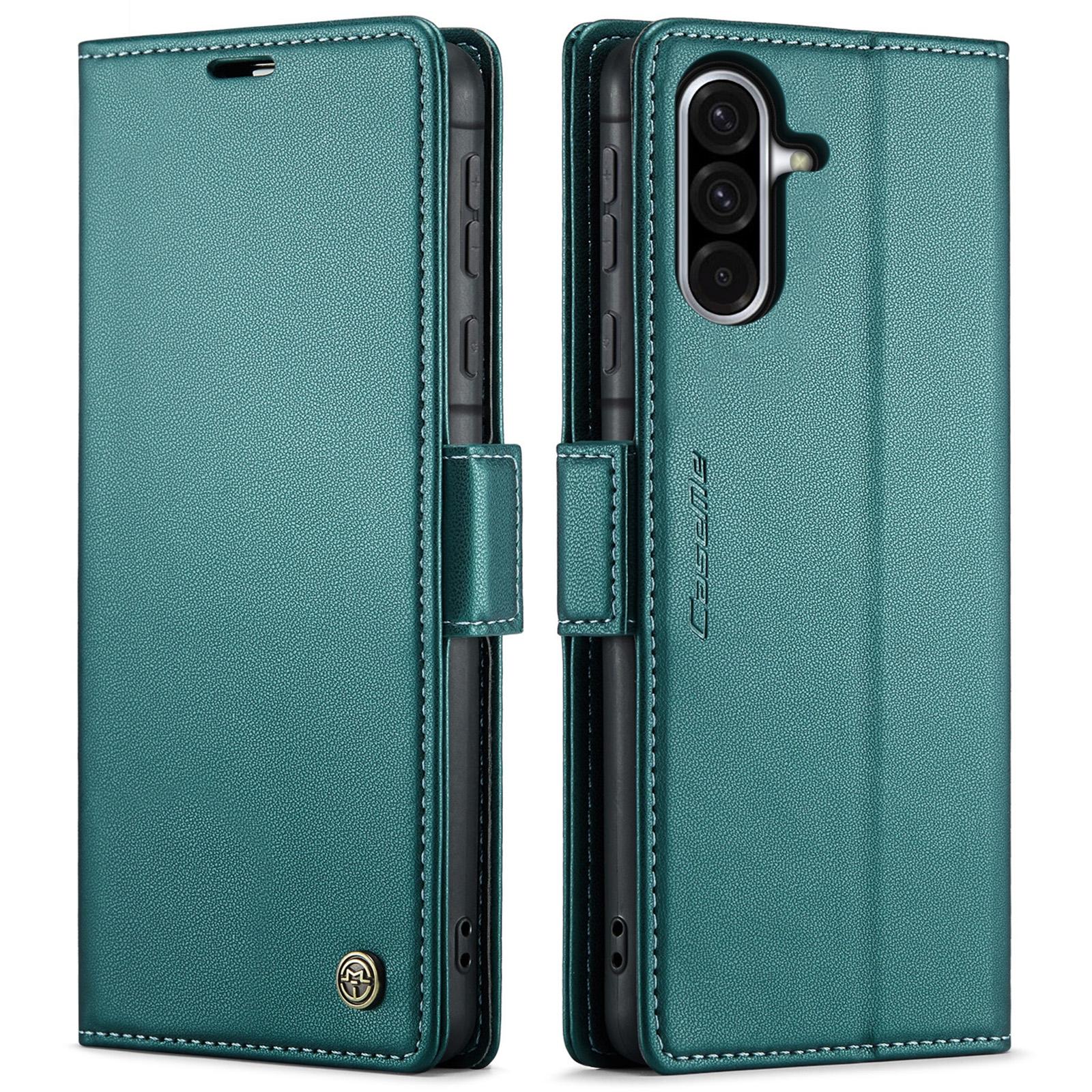 For Samsung Galaxy S25 Ultra 5G CaseMe 023 Butterfly Buckle Litchi Texture RFID Anti-theft Leather Phone CaseBlack
