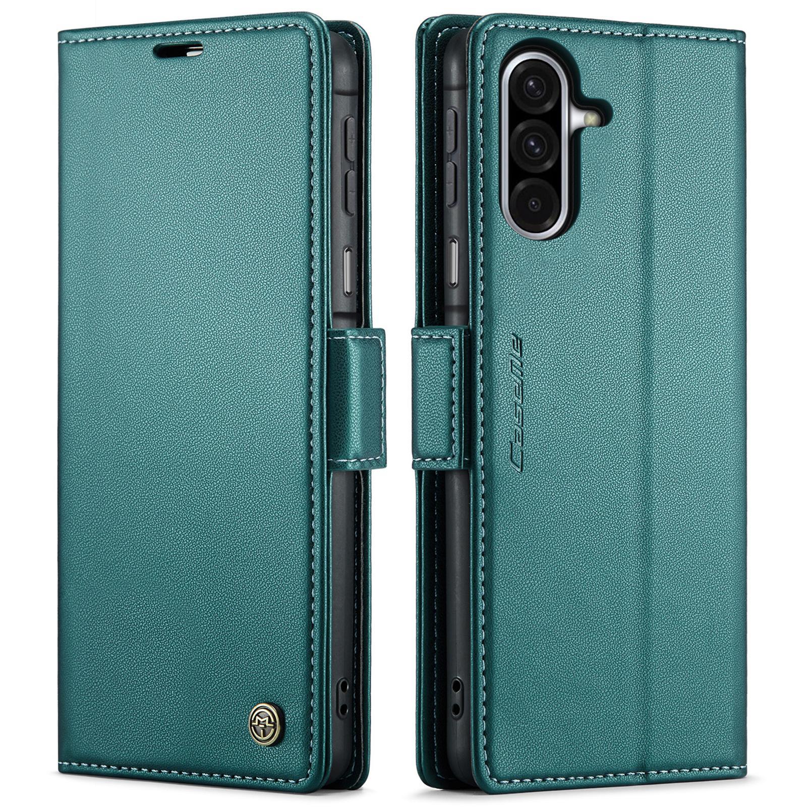 For Samsung Galaxy S25 Ultra 5G CaseMe 023 Butterfly Buckle Litchi Texture RFID Anti-theft Leather Phone CaseBlack