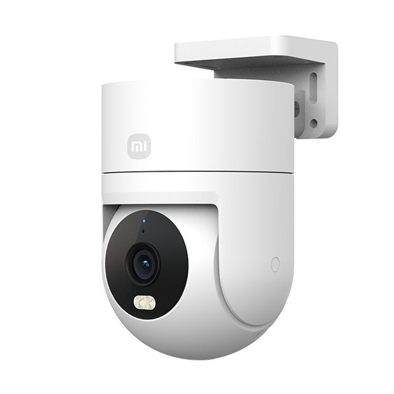 Original Xiaomi Mijia Smart Camera 4 9X Zoom Edition Baby Pet AI Facial Recognition Gesture Call Two-way Voice Camera For Mi Home APP, Plug:US Plug(White)