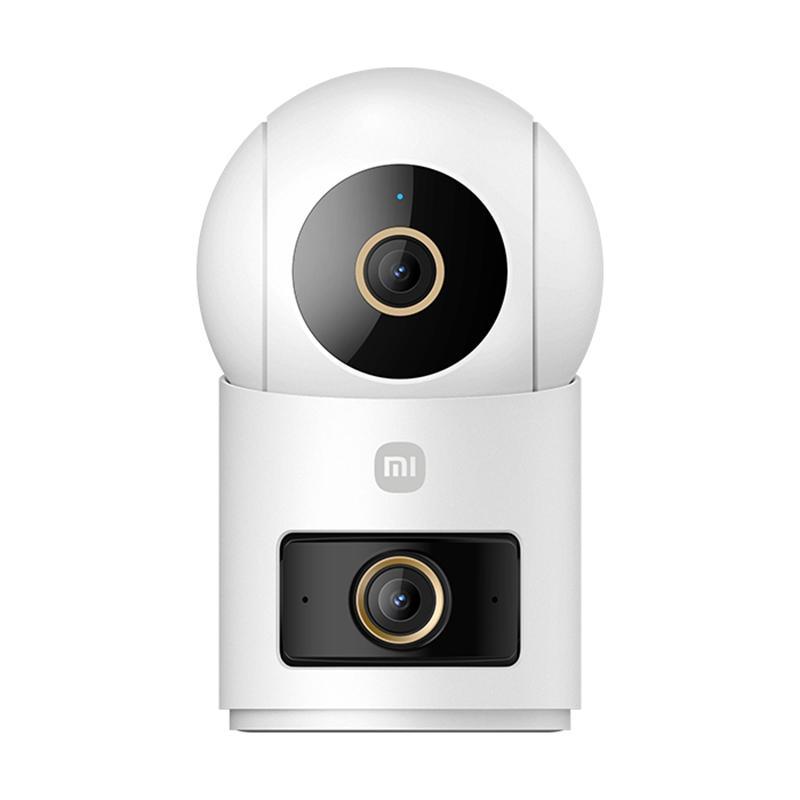 Original Xiaomi Mijia Smart Camera 4 9X Zoom Edition Baby Pet AI Facial Recognition Gesture Call Two-way Voice Camera For Mi Home APP, Plug:US Plug(White)