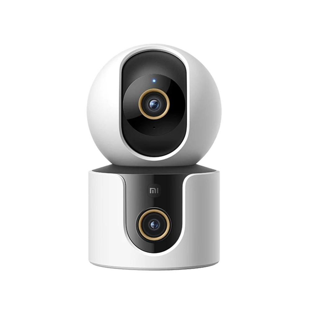 Original Xiaomi Mijia Smart Camera 4 9X Zoom Edition Baby Pet AI Facial Recognition Gesture Call Two-way Voice Camera For Mi Home APP, Plug:US Plug(White)