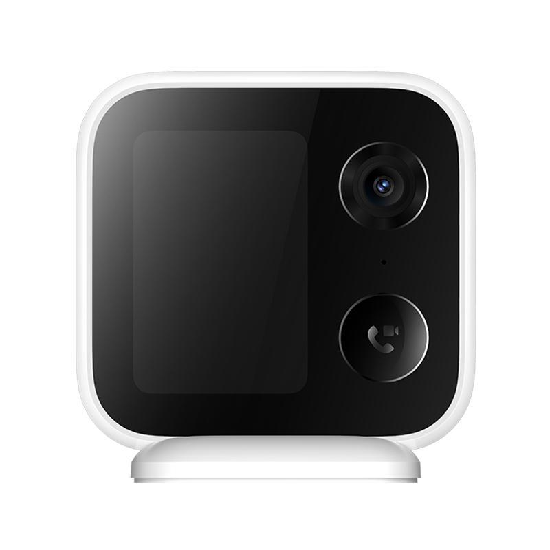 Original Xiaomi Mijia Smart Camera 4 9X Zoom Edition Baby Pet AI Facial Recognition Gesture Call Two-way Voice Camera For Mi Home APP, Plug:US Plug(White)
