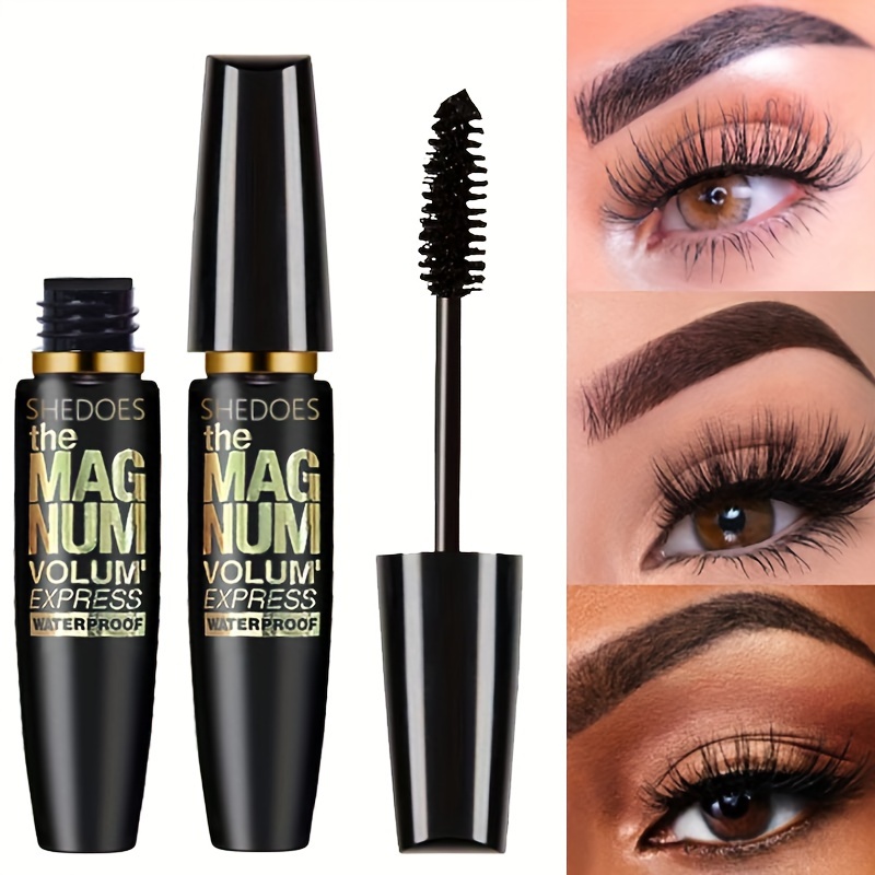 4D Black Mascara Thickening, Lengthening, Curling, Waterproof Liquid Fiber Mascara sf vvv