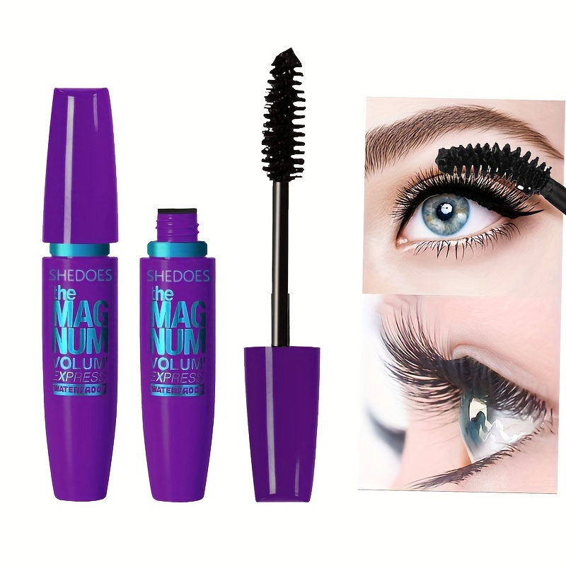 4D Black Mascara Thickening, Lengthening, Curling, Waterproof Liquid Fiber Mascara sf vvv