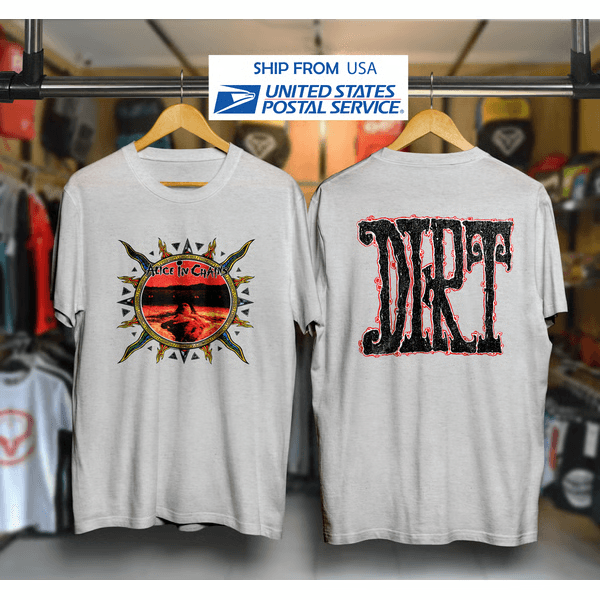 Alice In Chains Dirt Shirt 1992 Touring Model Design Alice In Chains 0