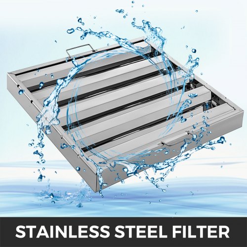 Steel 4 Grooves Commercial Hood Filters,
