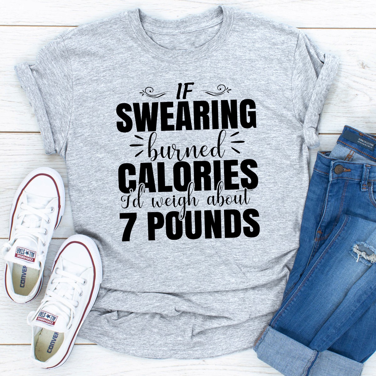 if swearing burned calories