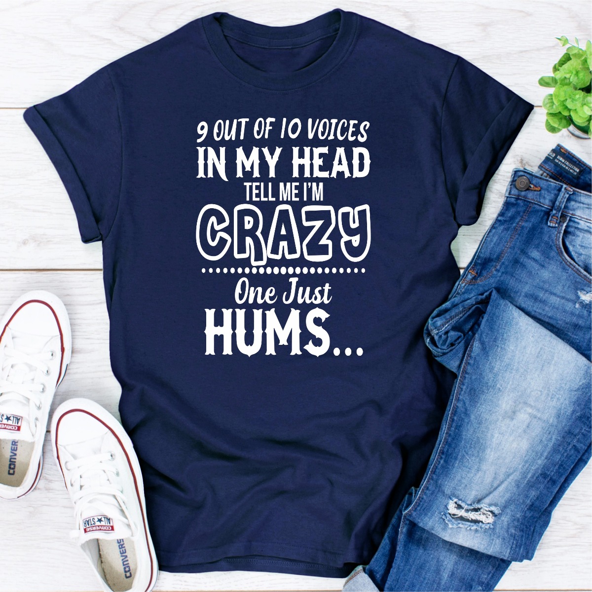 9 Of 10 Voices In My Head Tell Me I'm Crazy