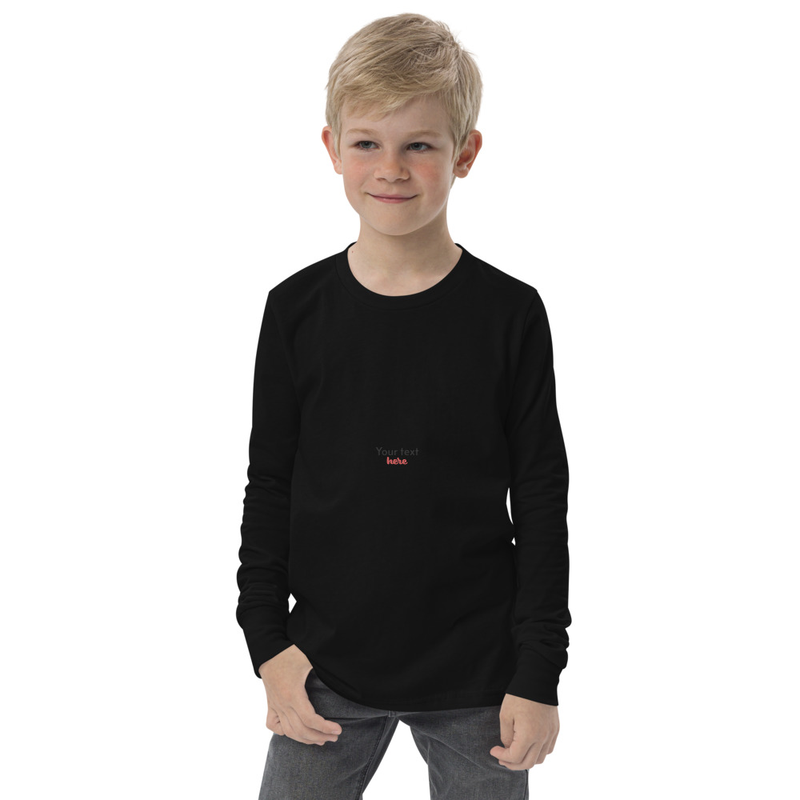 youth long sleeve tee